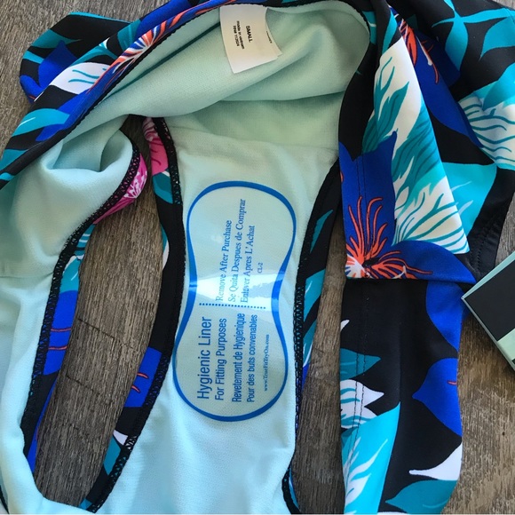 DSG Amelia Bikini Bottom Tropic Floral Jogger NEW Size Small - Picture 10 of 11